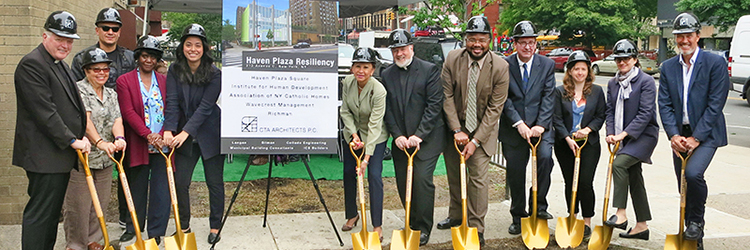 Haven Plaza Square, CTA and Wavecrest break ground on $9.89 million project; For new disaster-resilient infrastructure building and upgrades 